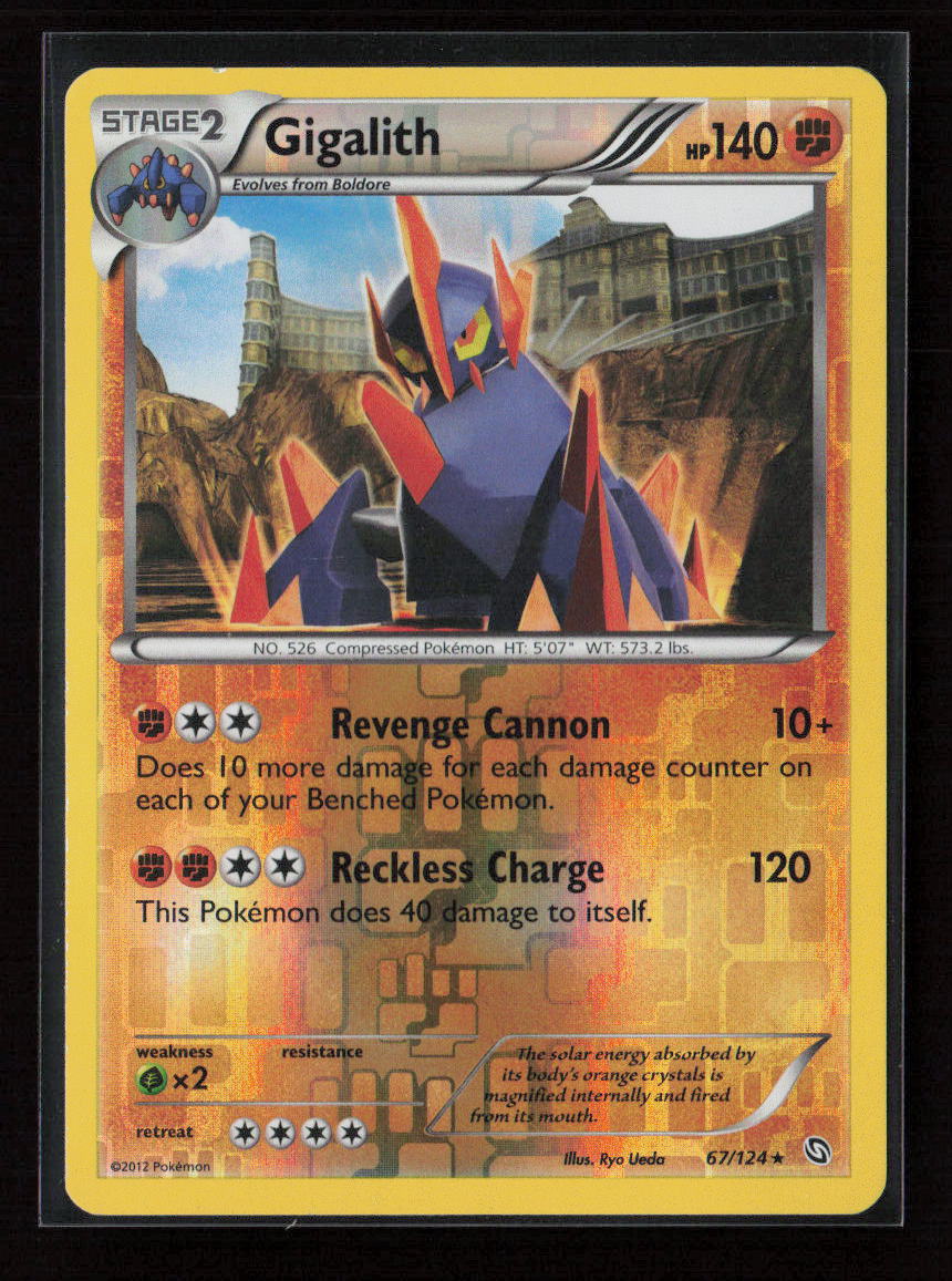 Gigalith Holo Rare Dragons Exalted 67/124 LP