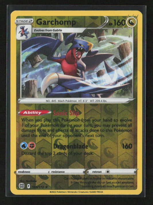 Garchomp Holo Rare SWSH09: Brilliant Stars 109/172 NM - Kang's Collectibles