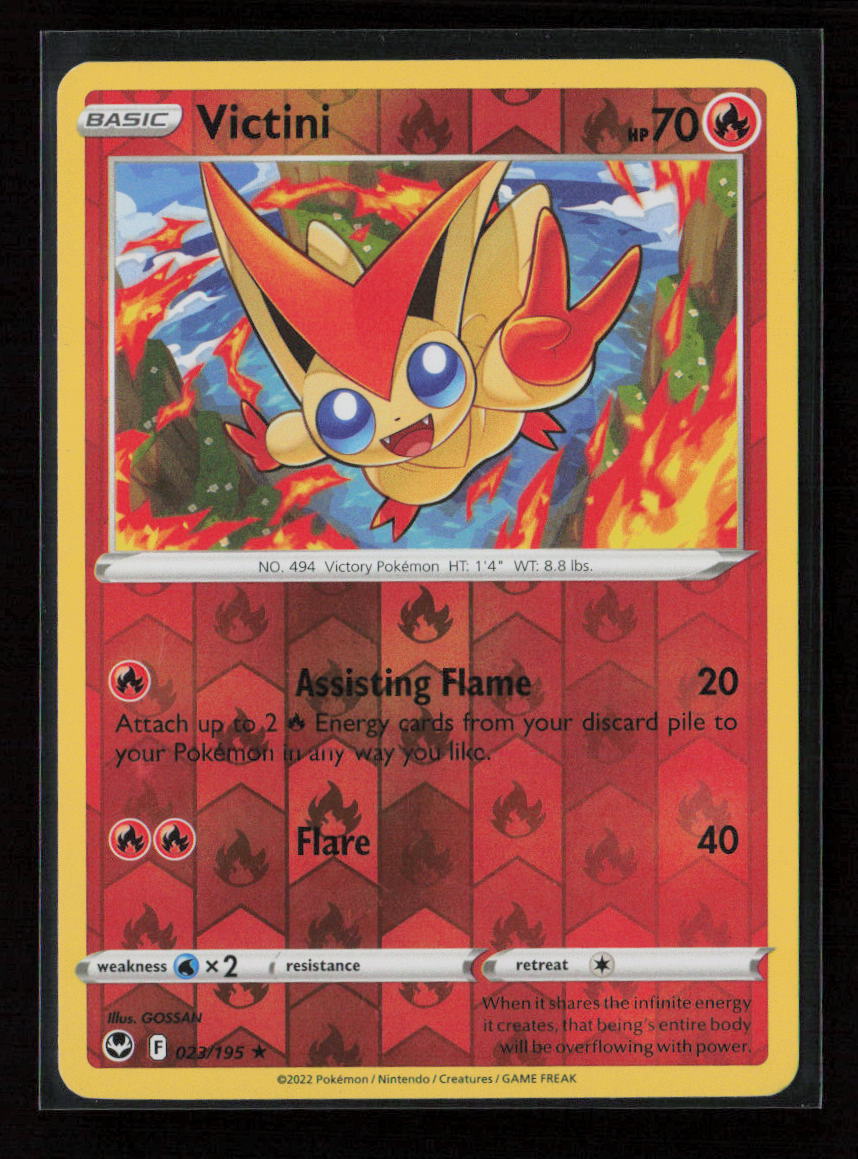 Victini Rare SWSH12: Silver Tempest 023/195 LP