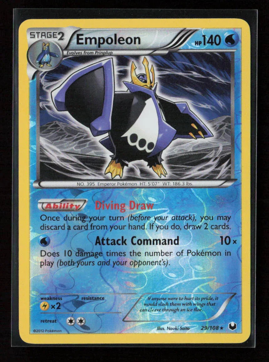 Empoleon Holo Rare Dark Explorers 29/108 NM - Kang's Collectibles