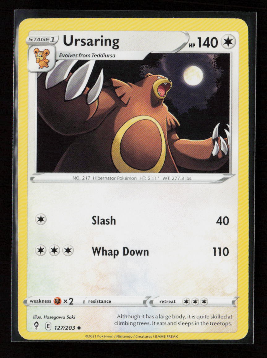 Ursaring Uncommon SWSH07: Evolving Skies 127/203 LP