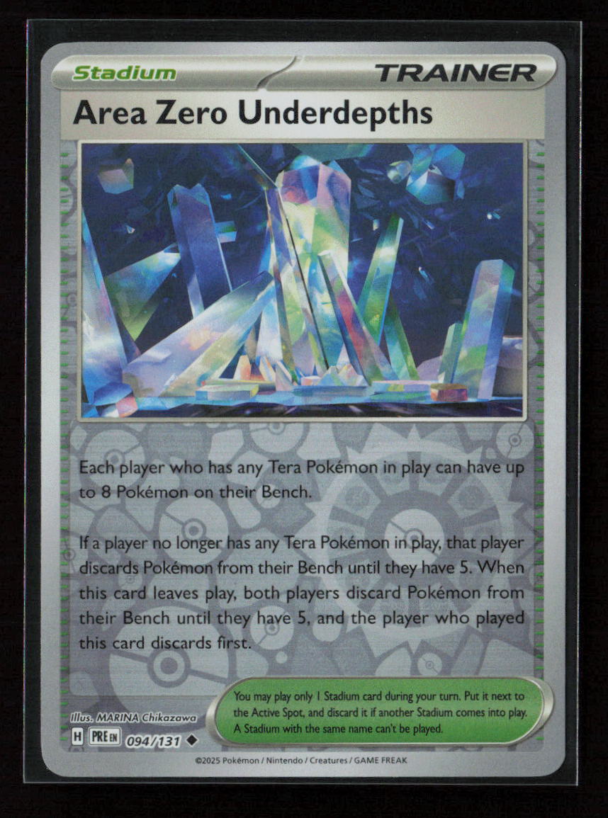 Area Zero Underdepths Uncommon SV: Prismatic Evolutions 094/131 NM