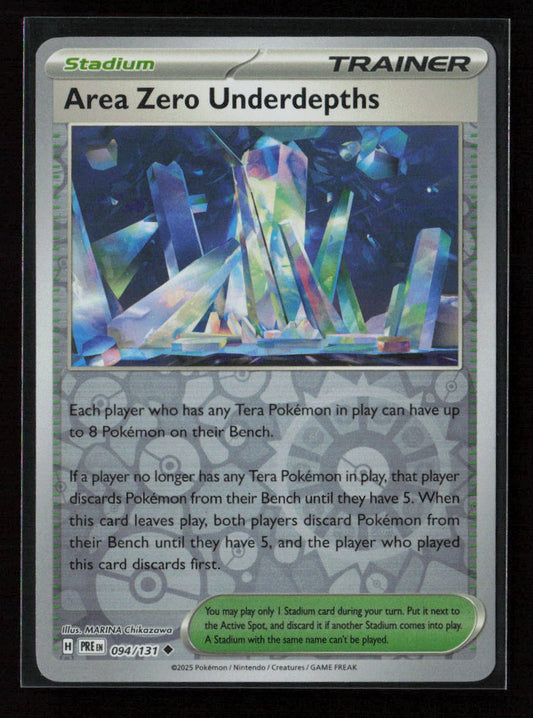 Area Zero Underdepths Uncommon SV: Prismatic Evolutions 094/131 NM