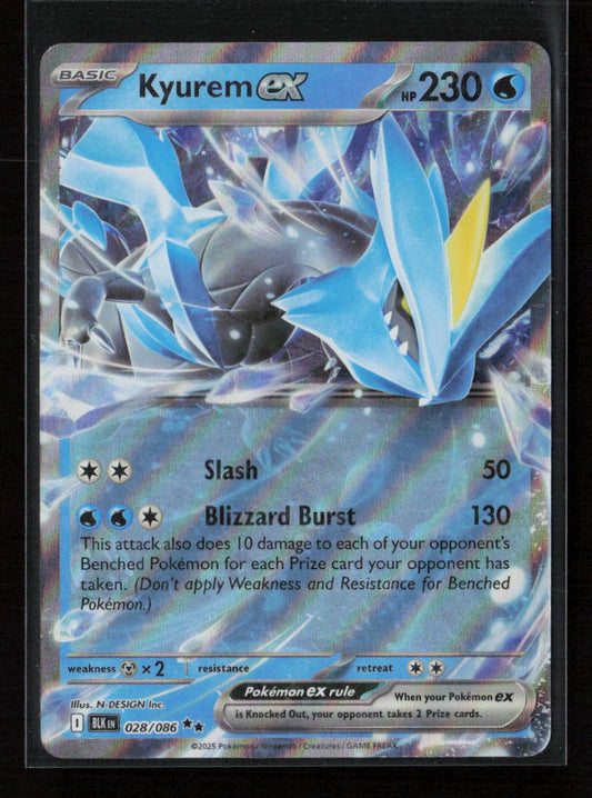 Kyurem ex Double Rare SV: Black Bolt 028/086 NM