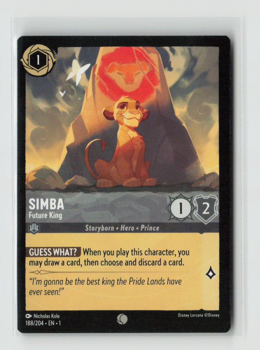 Simba - Future King Common The First Chapter 188/204 NM
