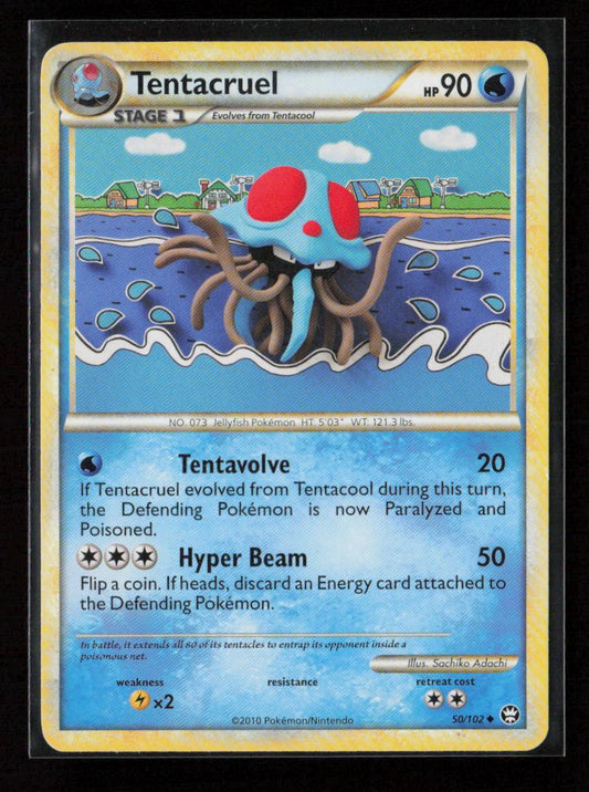 Tentacruel Uncommon Triumphant 50/102 LP - Kang's Collectibles