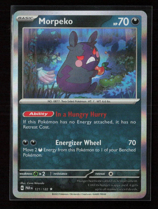 Morpeko - Rare SV04: Paradox Rift 121/182 NM - Kang's Collectibles