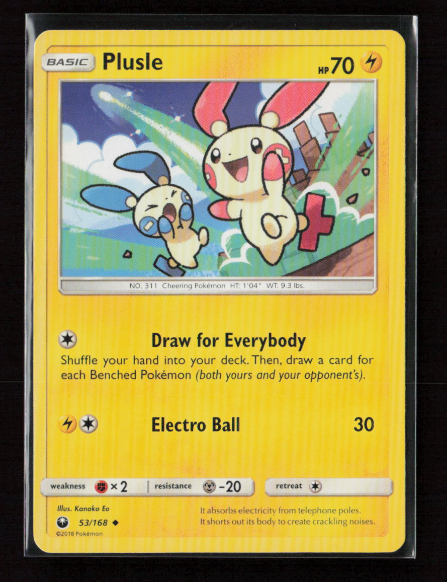 Plusle Uncommon SM - Celestial Storm 53/168 LP