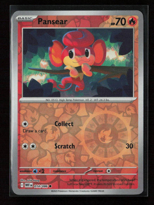 Pansear Common SV: White Flare 014/086 NM - Kang's Collectibles