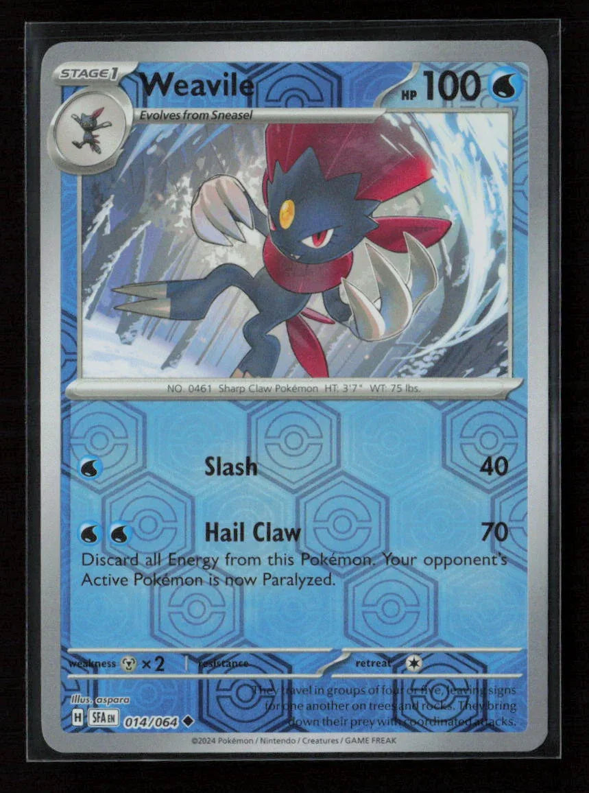 Weavile Uncommon SV: Shrouded Fable 014/064 NM - Kang's Collectibles