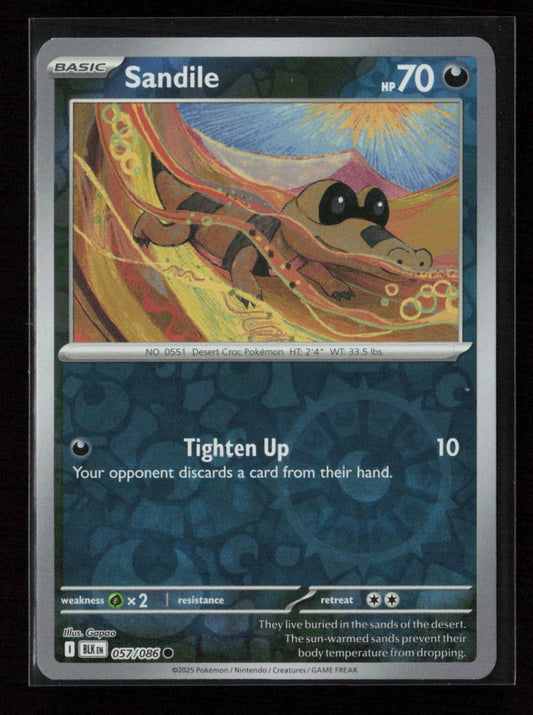 Sandile Common SV: Black Bolt 057/086 NM