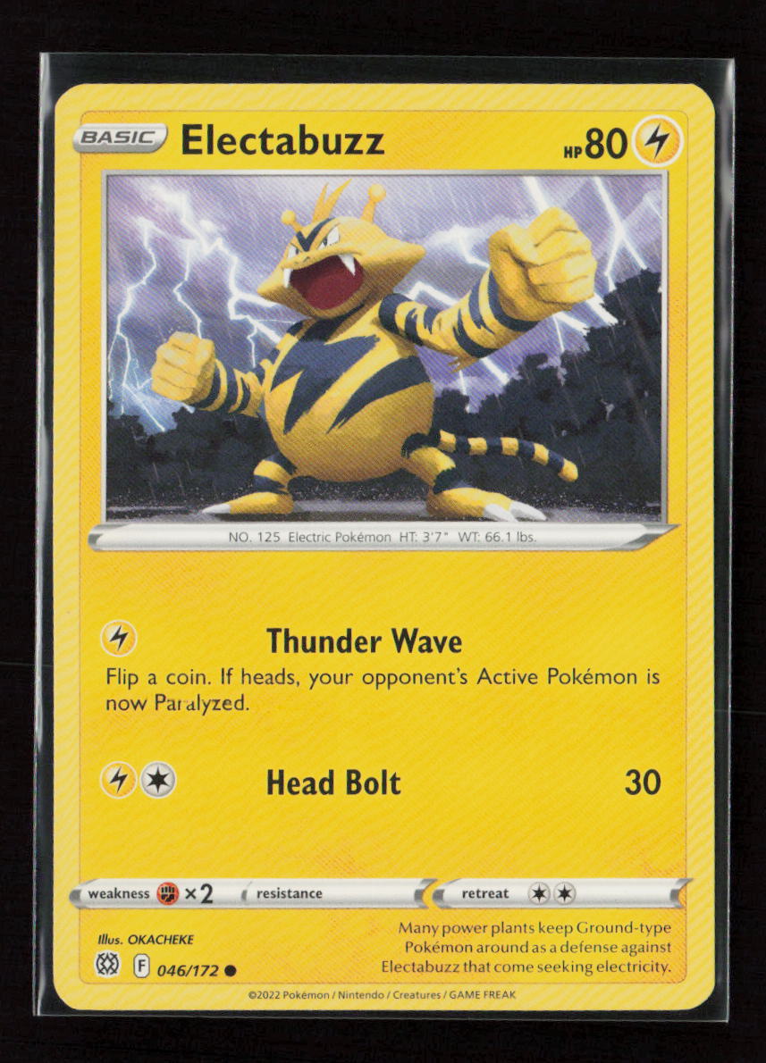 Electabuzz Common SWSH09: Brilliant Stars 046/172 LP