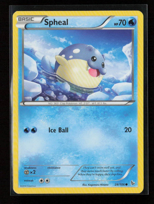 Spheal Common XY - Flashfire 24/106 NM - Kang's Collectibles