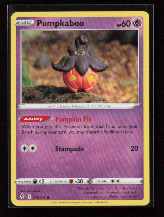 Pumpkaboo Common SWSH07: Evolving Skies 076/203 LP