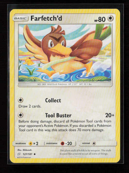 Farfetch'd Uncommon SM - Team Up 127/181 LP
