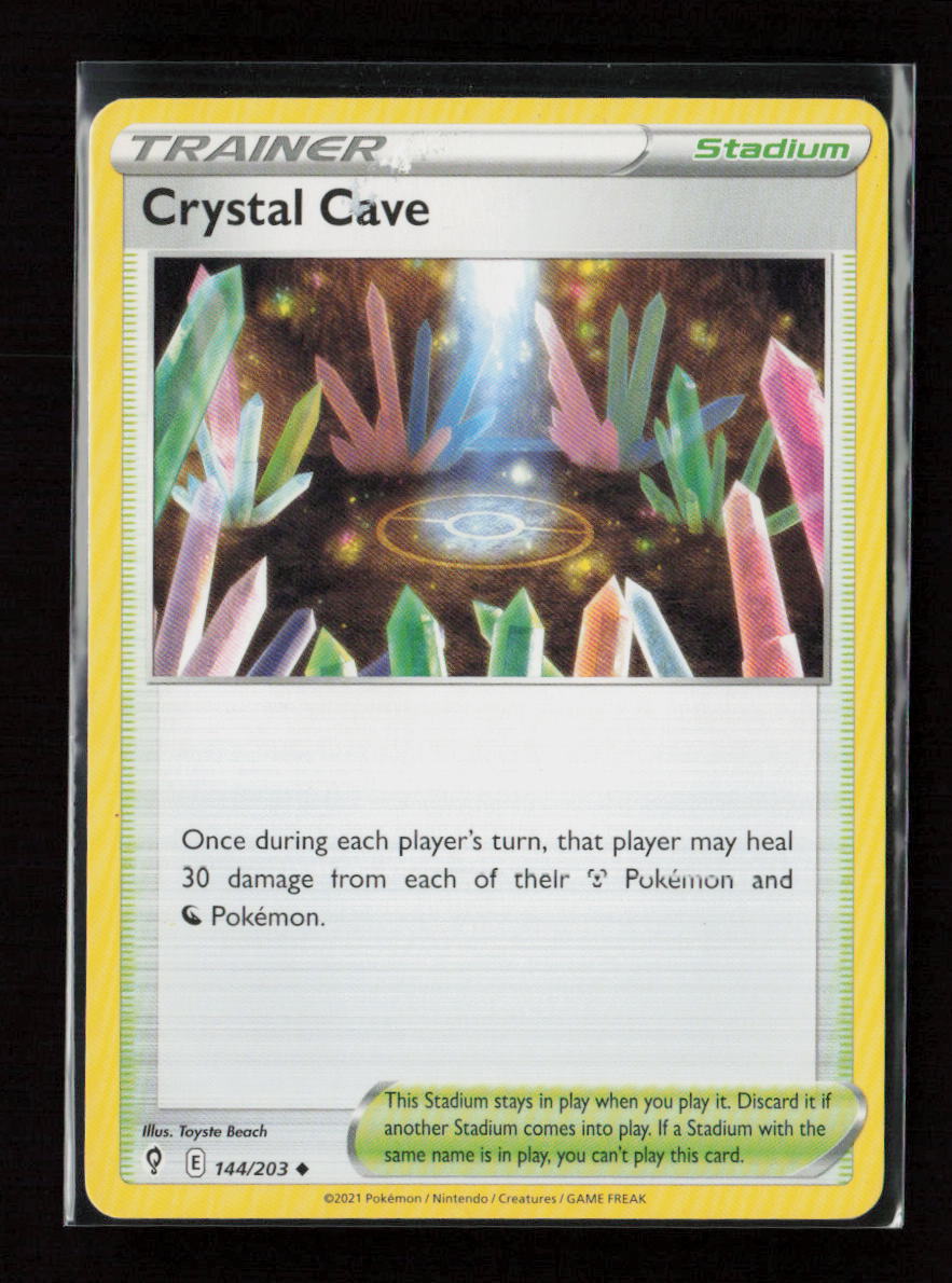 Crystal Cave Uncommon SWSH07: Evolving Skies 144/203 LP