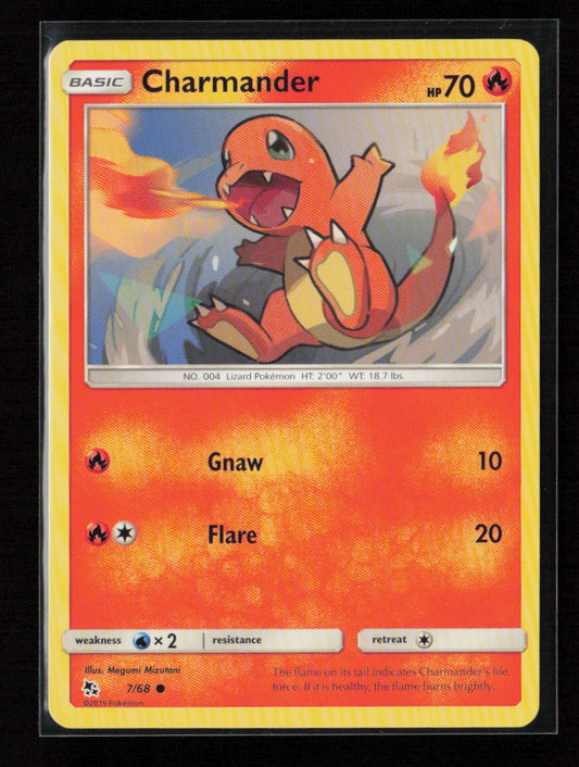 Charmander Common Hidden Fates 7/68 NM