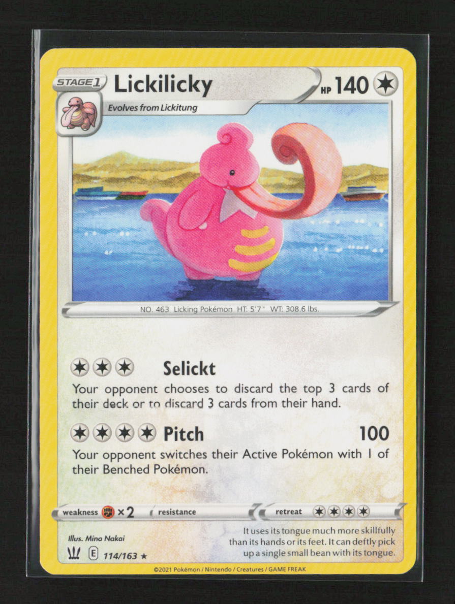 Lickilicky Rare SWSH05: Battle Styles 114/163 LP