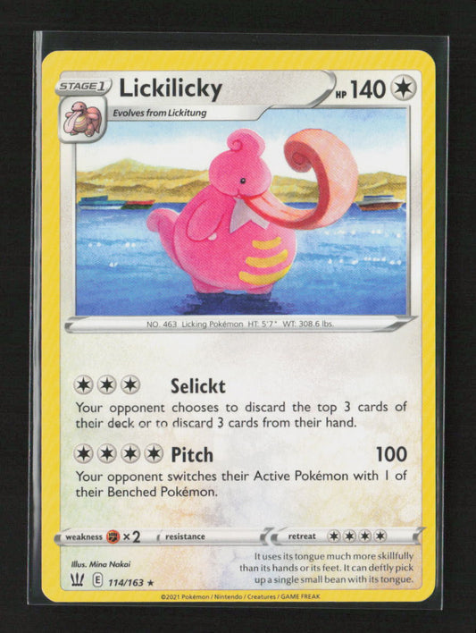Lickilicky Rare SWSH05: Battle Styles 114/163 LP
