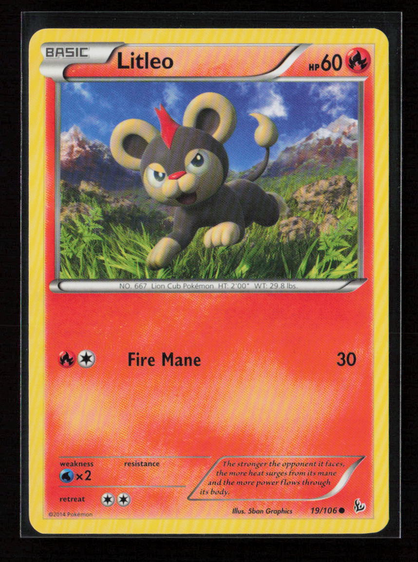 Litleo (19) Common XY - Flashfire 19/106 LP