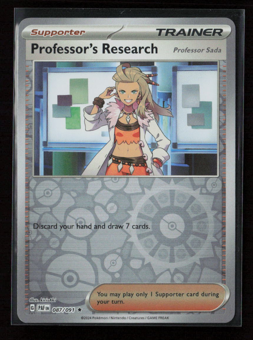 Professor's Research - Rare SV: Paldean Fates 087/091 NM