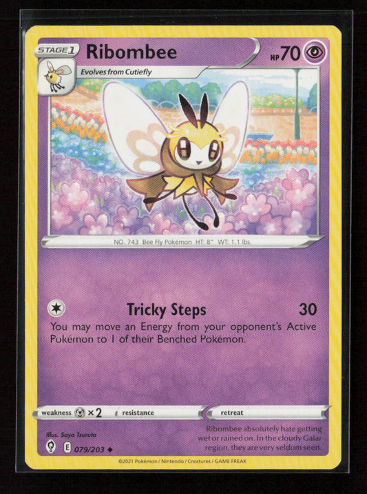 Ribombee Uncommon SWSH07: Evolving Skies 079/203 LP
