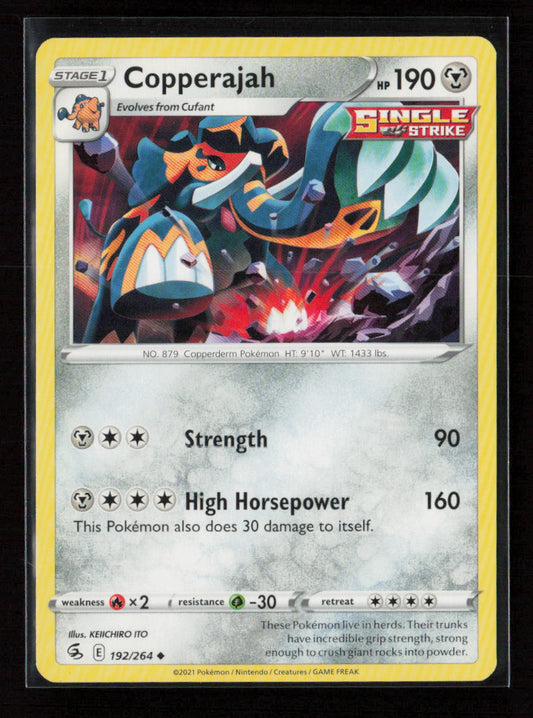 Copperajah Uncommon SWSH08: Fusion Strike 192/264 LP