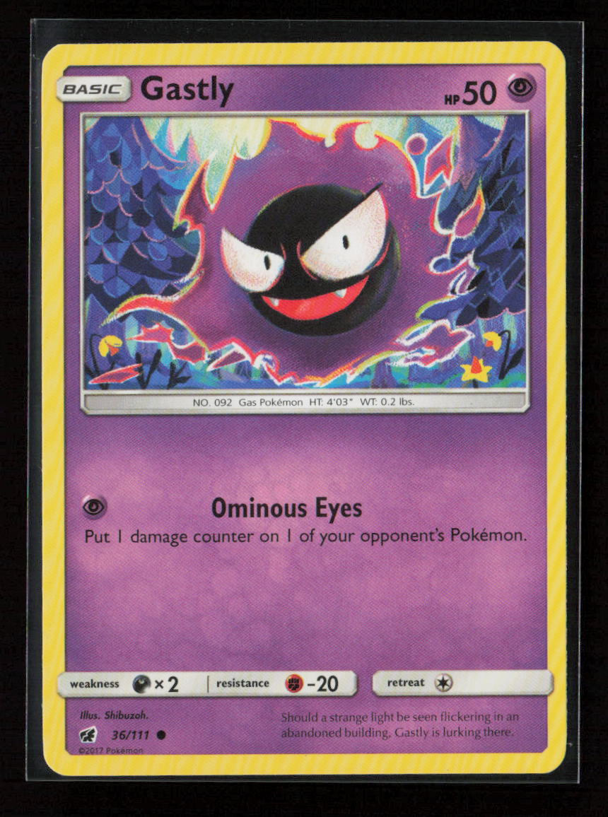 Gastly Common SM - Crimson Invasion 36/111 LP