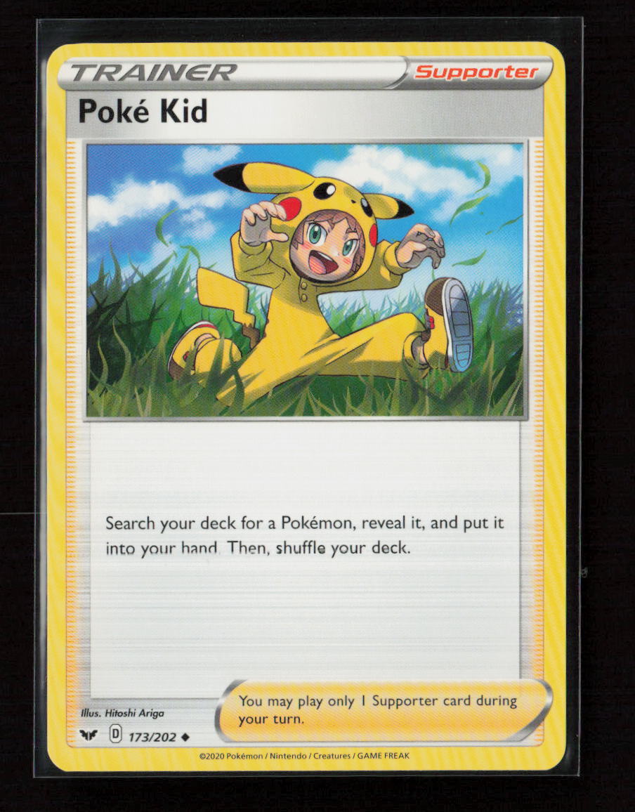 Poke Kid Uncommon SWSH01: Sword & Shield Base Set 173/202 LP