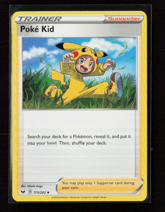Poke Kid Uncommon SWSH01: Sword & Shield Base Set 173/202 LP