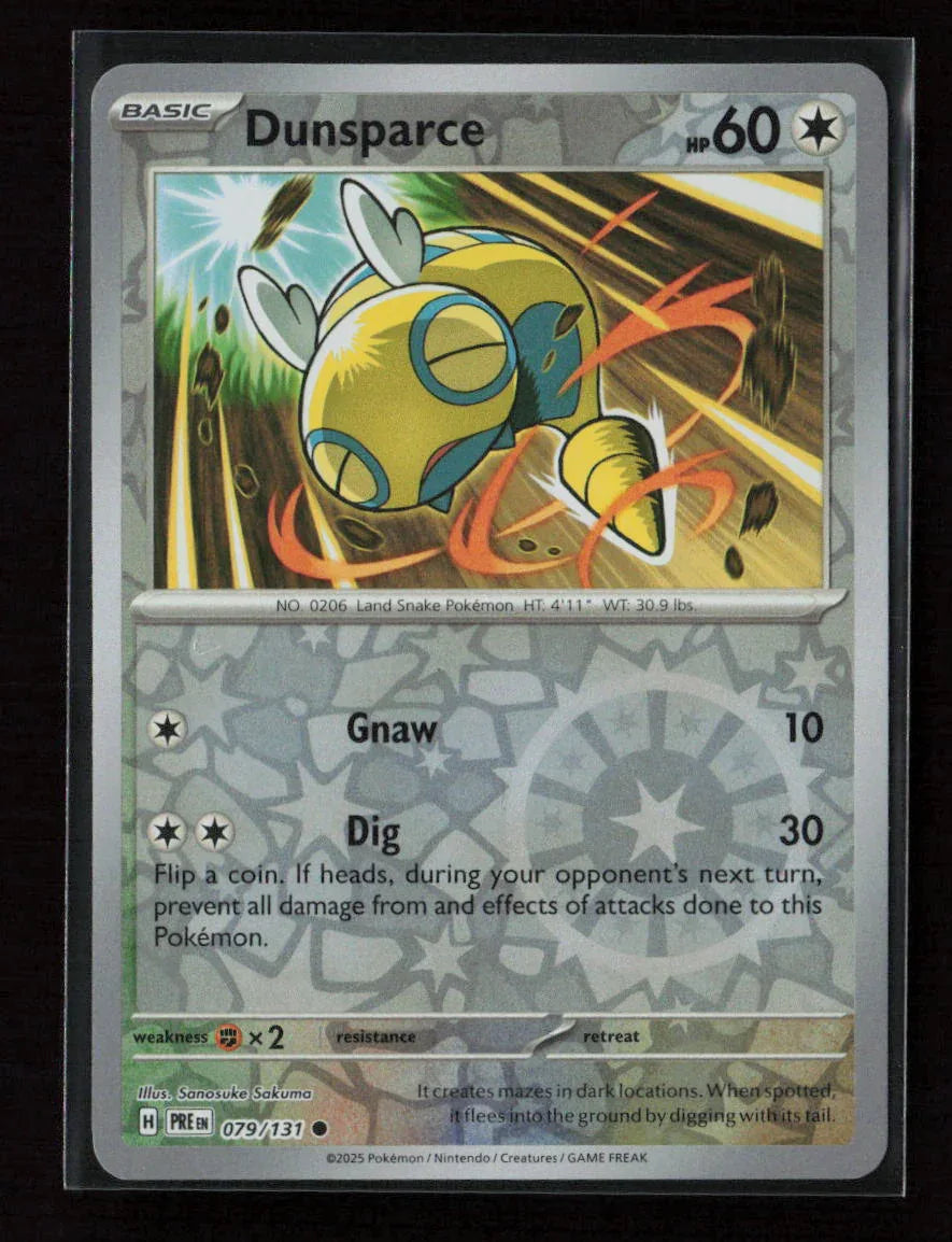 Dunsparce Common SV: Prismatic Evolutions 079/131 NM - Kang's Collectibles