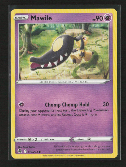 Mawile Common SWSH08: Fusion Strike 119/264 NM - Kang's Collectibles
