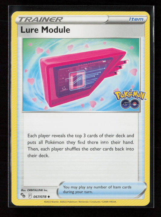 Lure Module Uncommon Pokemon GO 067/078 LP