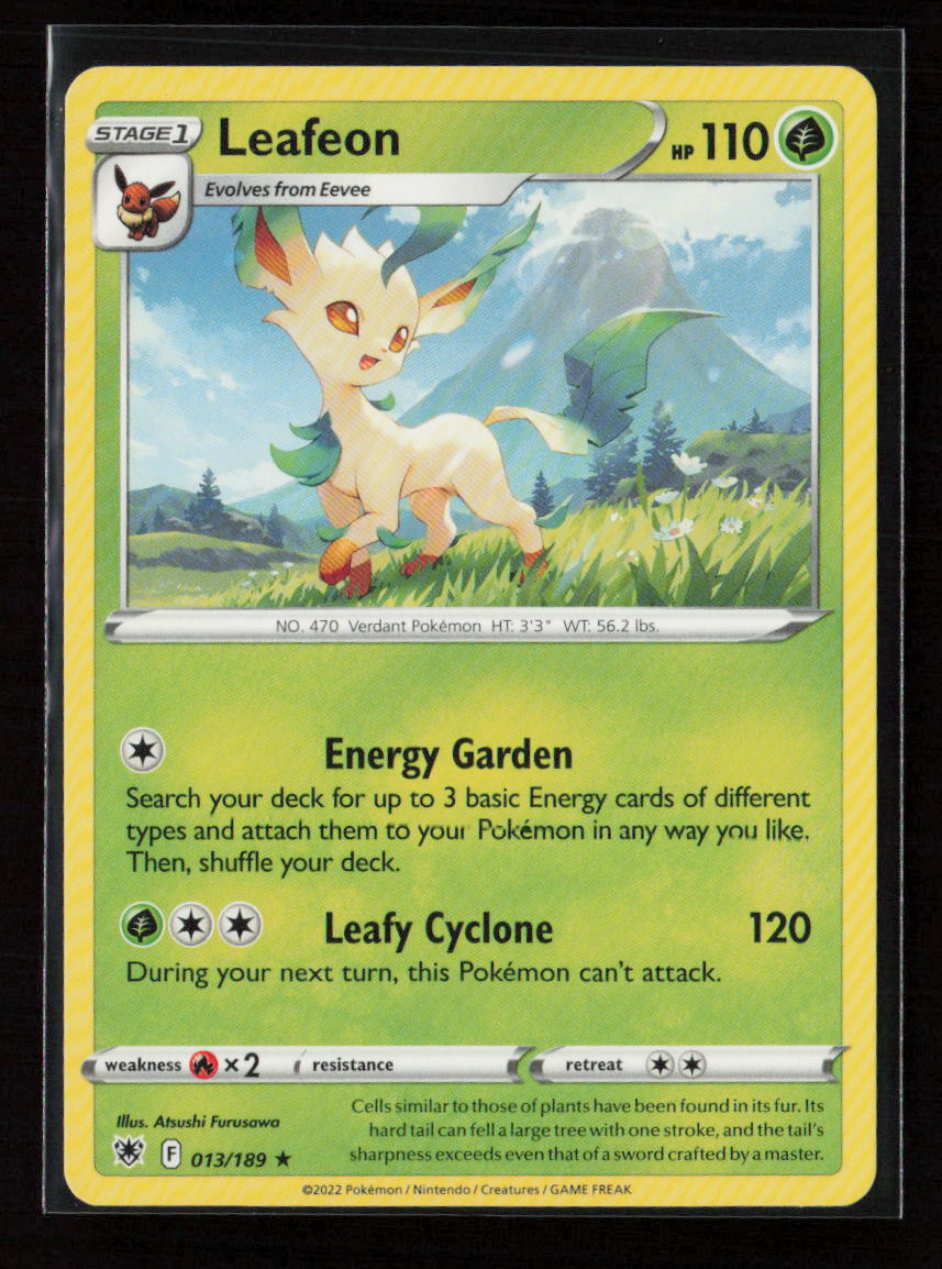 Leafeon Rare SWSH10: Astral Radiance 013/189 LP