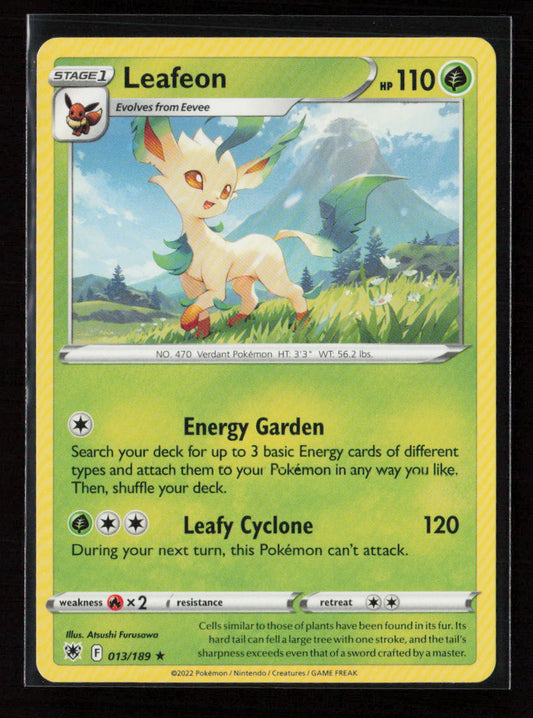 Leafeon Rare SWSH10: Astral Radiance 013/189 LP
