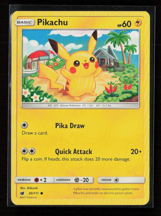 Pikachu Common SM - Crimson Invasion 30/111 MP