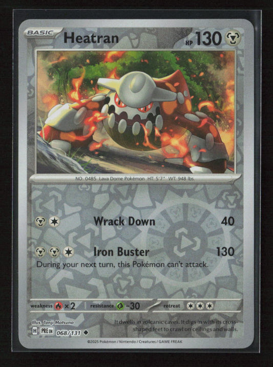 Heatran Uncommon SV: Prismatic Evolutions 068/131 NM
