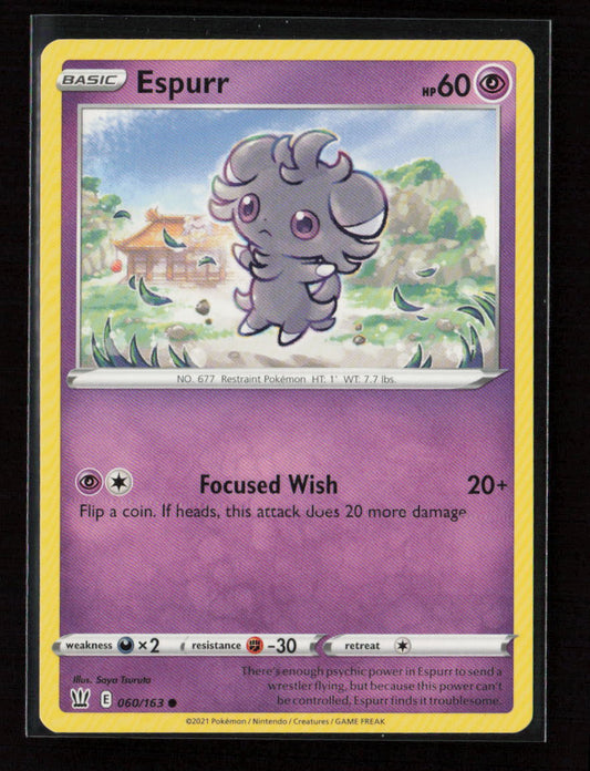 Espurr Common SWSH05: Battle Styles 060/163 LP