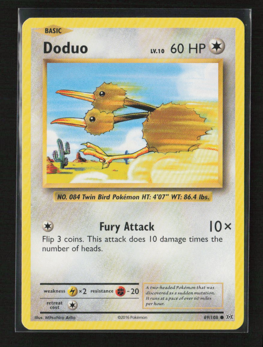Doduo Common XY - Evolutions 69/108 LP