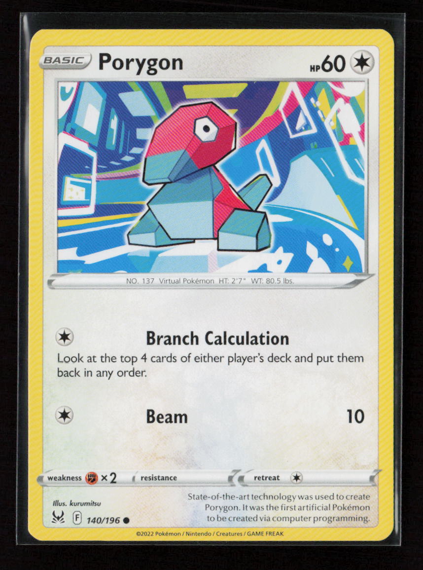 Porygon Common SWSH11: Lost Origin 140/196 LP