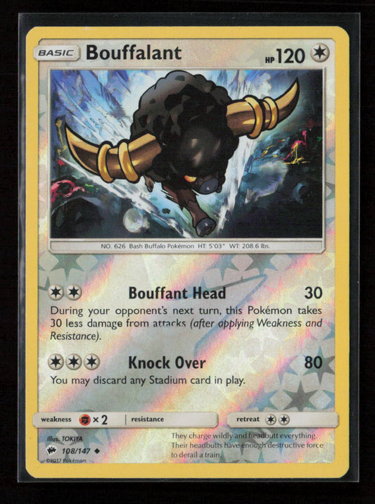 Bouffalant Uncommon SM - Burning Shadows 108/147 NM