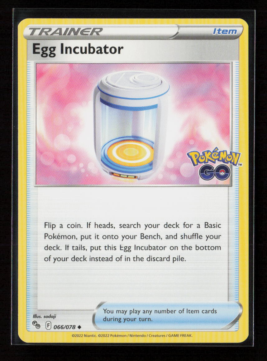 Egg Incubator Uncommon Pokemon GO 066/078 LP