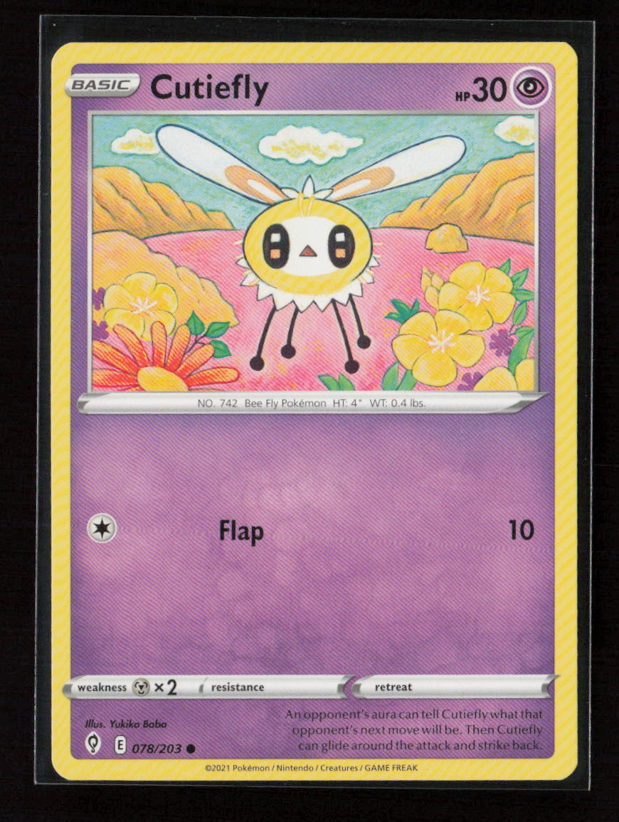 Cutiefly Common SWSH07: Evolving Skies 078/203 LP
