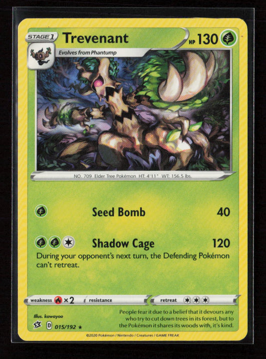 Trevenant Rare SWSH02: Rebel Clash 015/192 LP