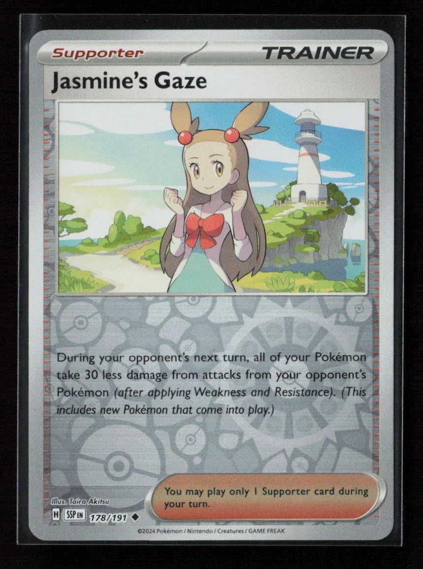 Jasmine's Gaze - Uncommon SV08: Surging Sparks 178/191 NM - Kang's Collectibles