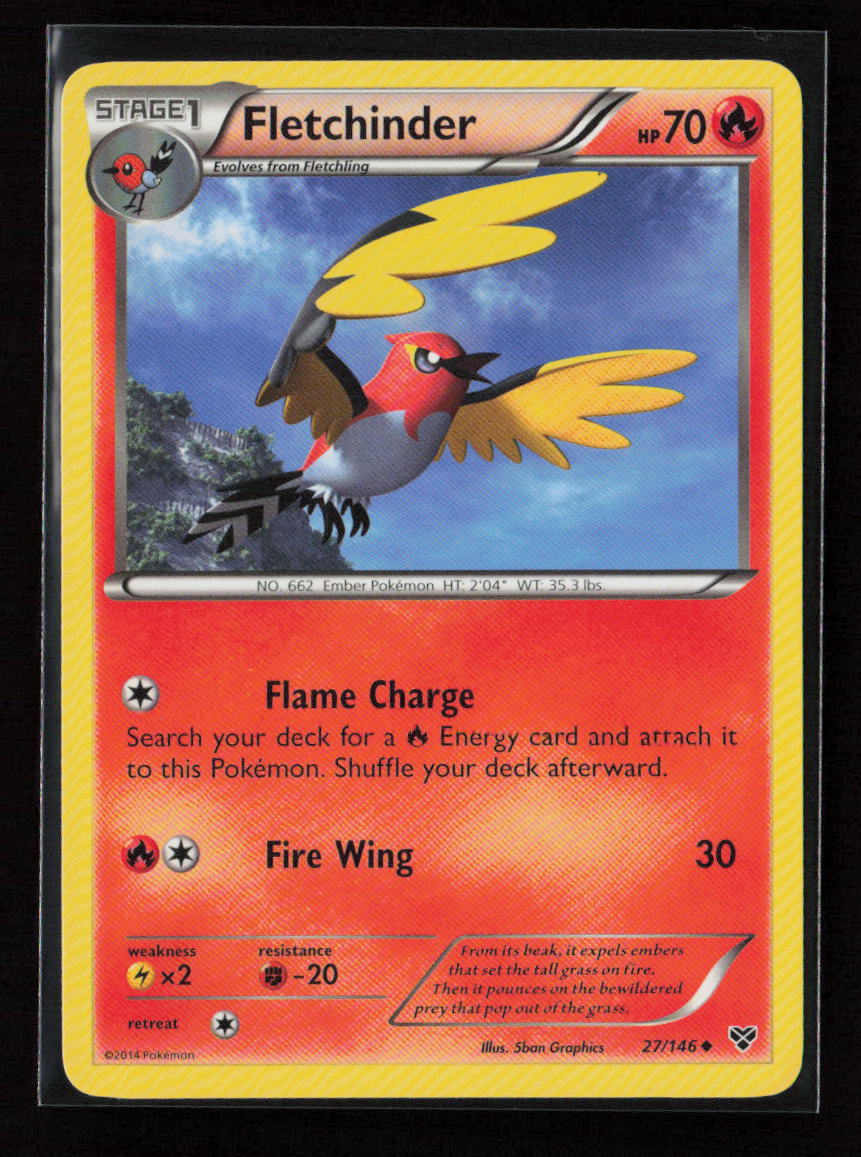 Fletchinder Uncommon XY Base Set 27/146 LP