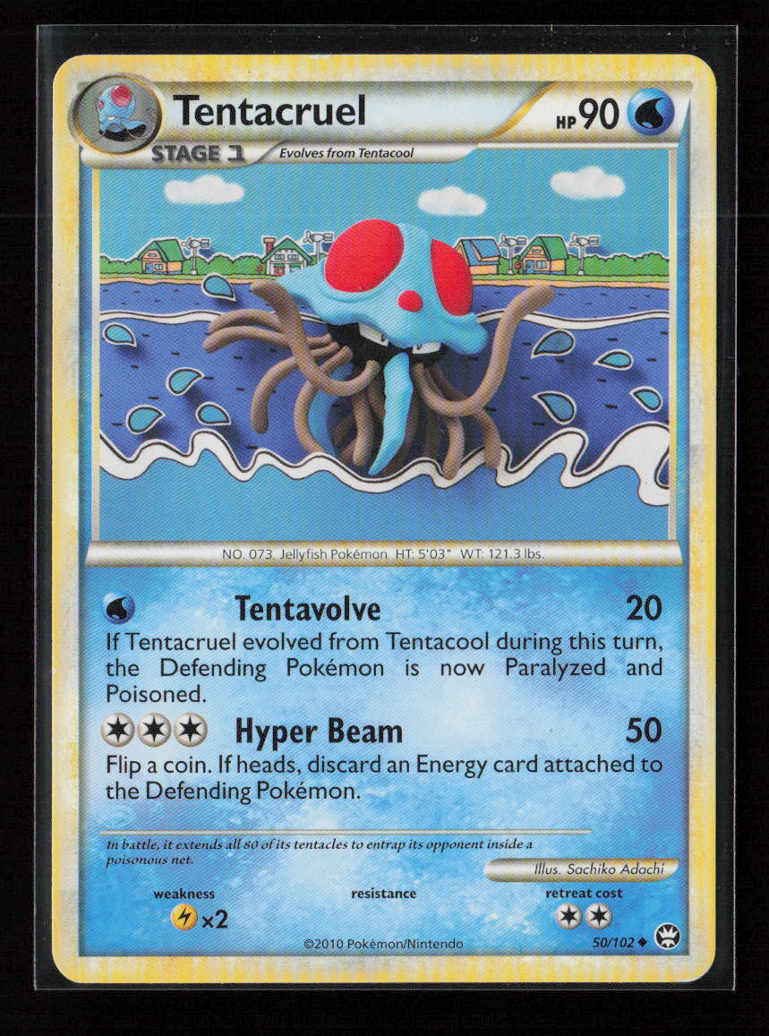 Tentacruel Uncommon Triumphant 50/102 MP