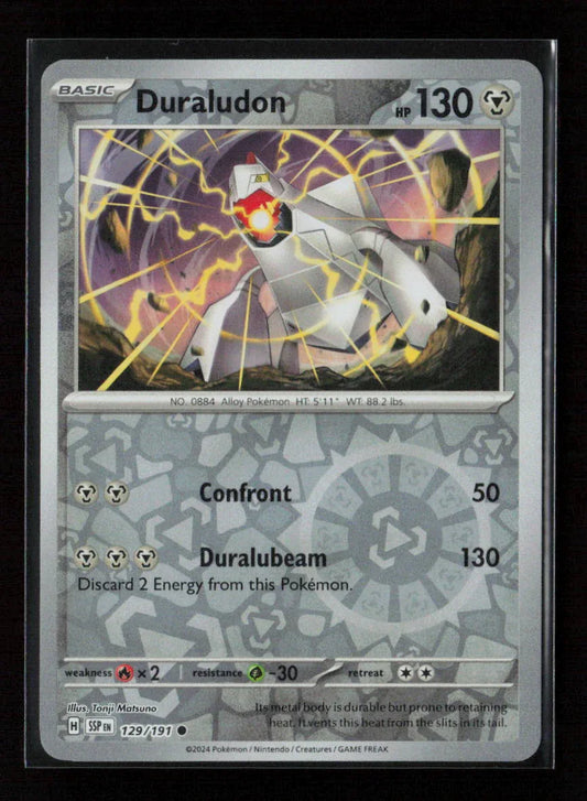 Duraludon Common SV08: Surging Sparks 129/191 NM - Kang's Collectibles