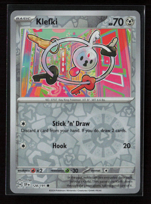 Klefki Common SV08: Surging Sparks 128/191 NM