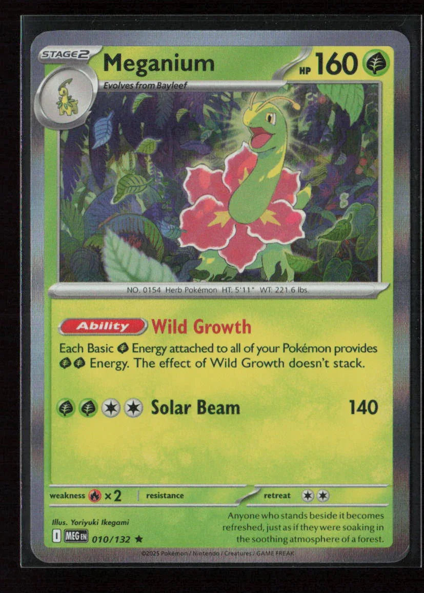 Meganium Rare ME01: Mega Evolution 010/132 NM - Kang's Collectibles